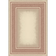 Milliken Innovations Area Rug OLD GINGHAM OPAL ROSE Old Gingham 02002 2' 1" x 7' 8" Rectangle