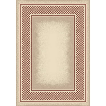 Milliken Innovations Area Rug OLD GINGHAM OPAL ROSE Old Gingham 02002 2' 1" x 7' 8" Rectangle