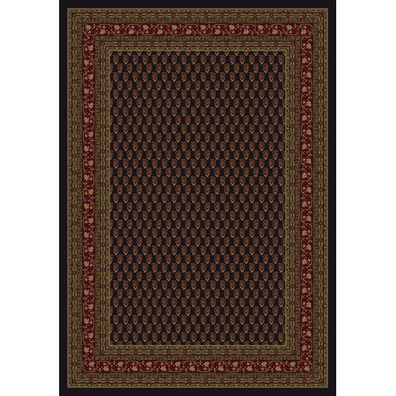 Milliken Innovations Area Rug SERABEND ONYX Serabend Onyx Repeat Half-Brick 2' 1" x 7' 8" Runner