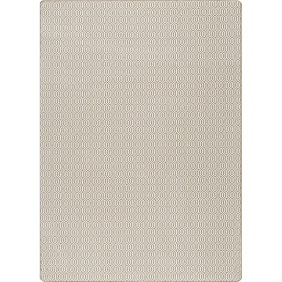 Milliken Ivory Solid Flat Area Rug URBANIST CLAY - Aprx 7' 8" x 10' 9"