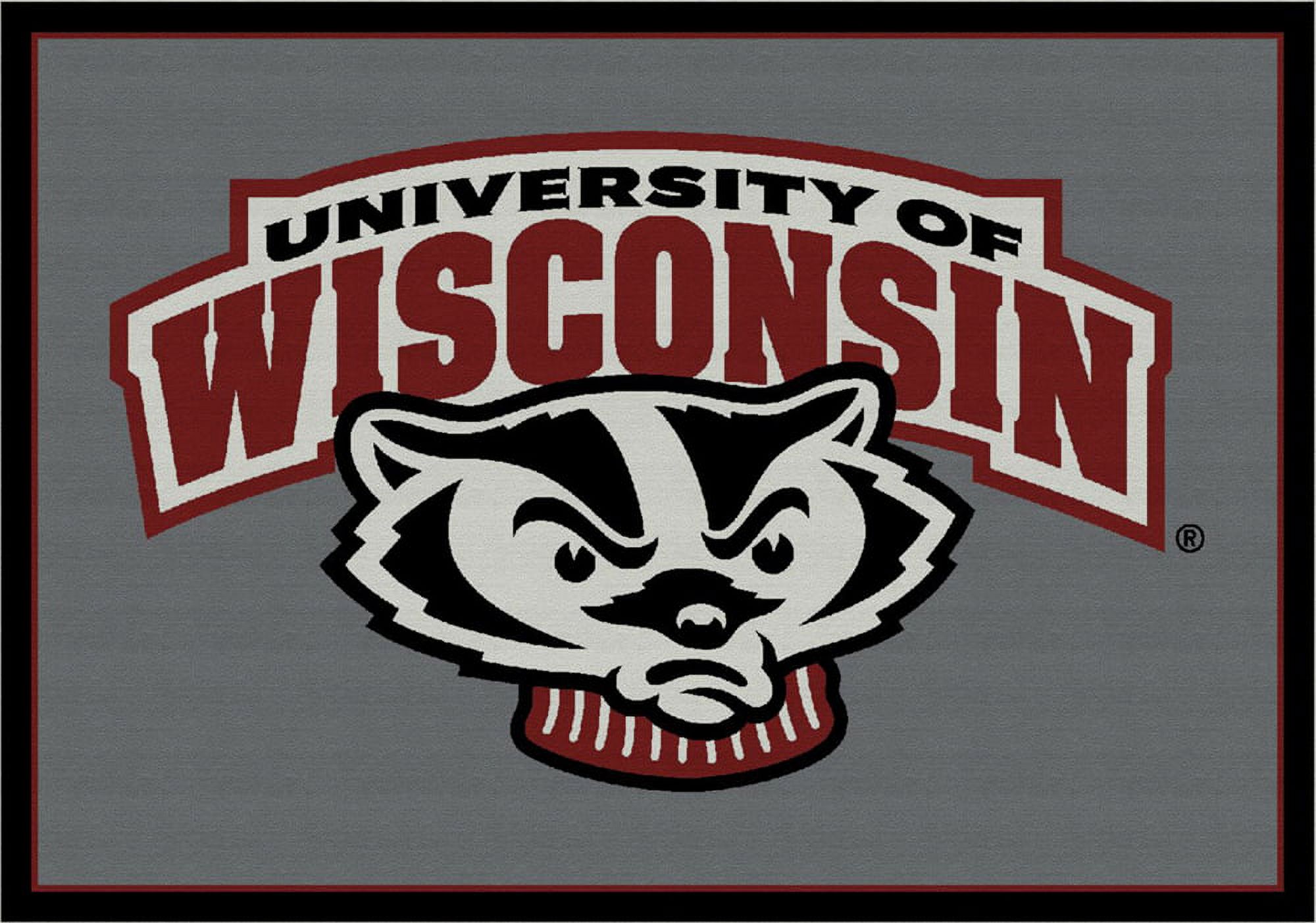 Milliken Ncaa College Spirit Area Rug Wisconsin Badgers 79361 3' 10" x