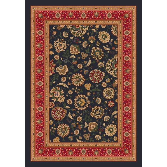 Milliken Pastiche Area Rug AYDIN EBONY Aydin Ebony Scrolls Repeat 2' 8" x 3' 10" Rectangle