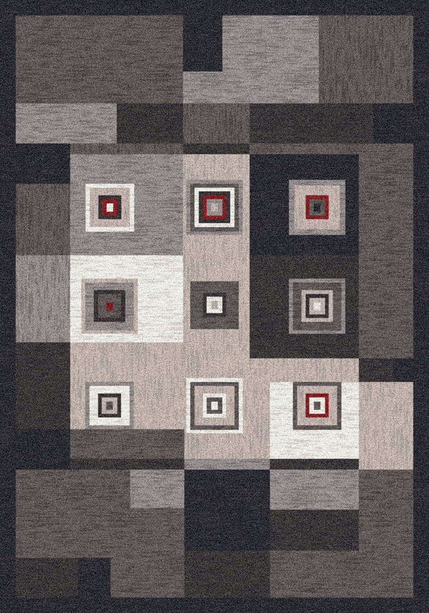 Milliken Pastiche Area Rug BLOQUES EBONY Bloques Ebony Boxes Inlaid 7