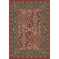 thumbnail image 1 of Milliken Pastiche Area Rug SANDAKAN CHILI Sandakan Chili Bordered Buds 7' 8" x  10' 9" Oval, 1 of 1