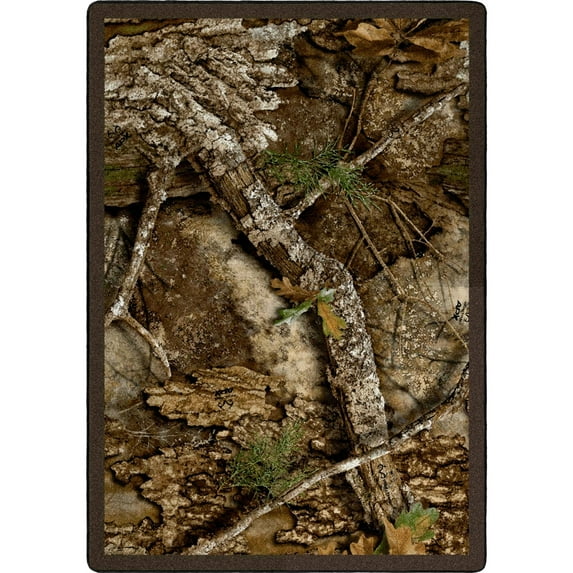 Milliken Realtree Area Rug APX Apx Brown Landscape Nature, 7' x 10'