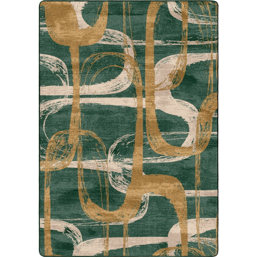 Milliken Residency Area Rug CAPSULE SWISH Capsule Swish Green Modern ...