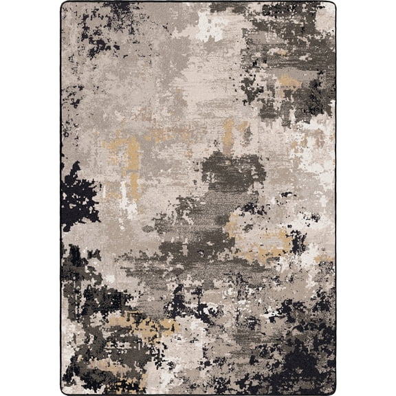 Milliken Residency Area Rug COLOR DRIFT Color Drift Black Modern, 3' x 5'