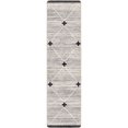 thumbnail image 1 of Milliken Residency Area Rug CROSS TIE Cross Tie Gray Modern, 2' x 8', 1 of 4