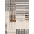 thumbnail image 1 of Milliken Residency Area Rug GRIDLOX Gridlox Brown Modern, 7' x 10', 1 of 5