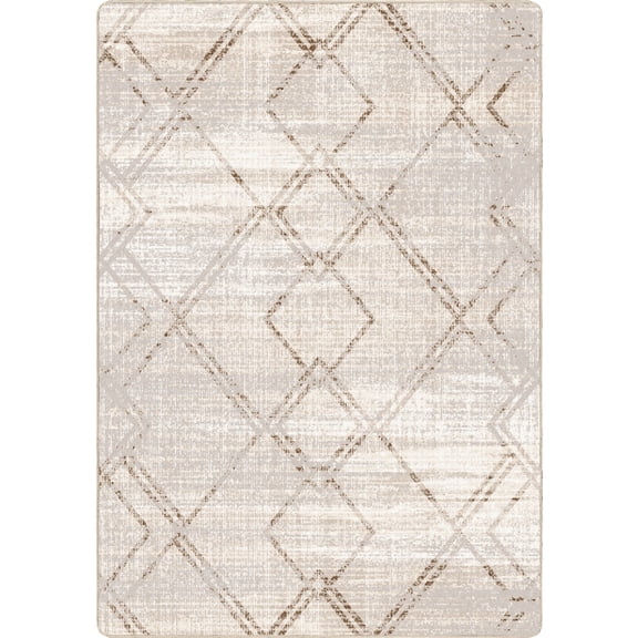 Milliken Residency Area Rug MODERN DIAMOND Modern Diamond Beige Modern, 2' x  3'