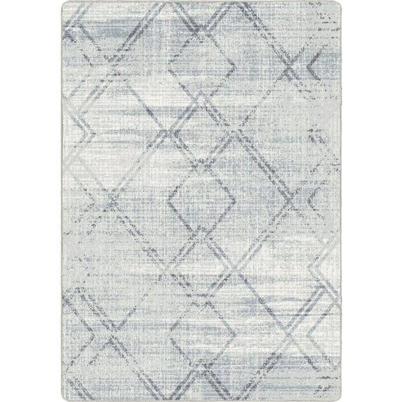Milliken Residency Area Rug MODERN DIAMOND Modern Diamond Blue Modern, 5' x 8'