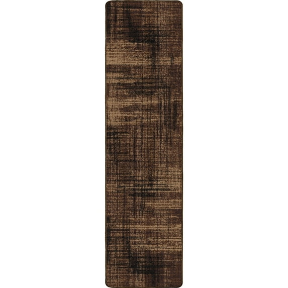 Milliken Residency Area Rug SIMPLY CASUAL Simply Casual Brown Modern, 2' x 8'