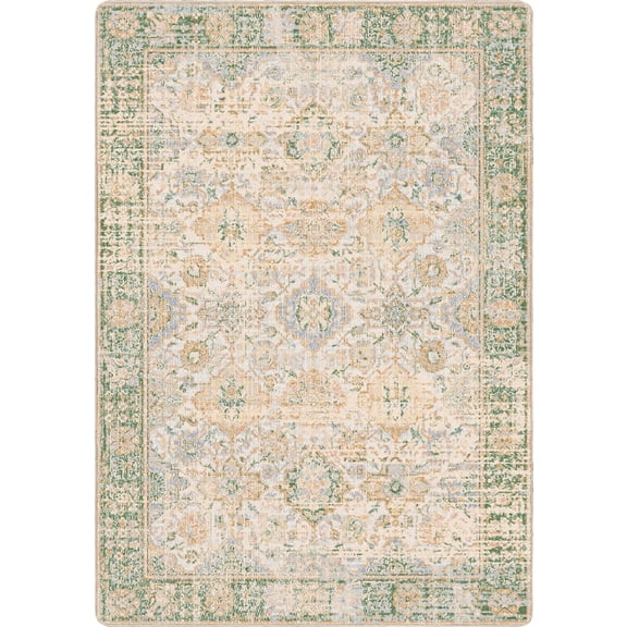 Milliken Residency Area Rug VINTAGE FOCUS Vintage Focus Yellow Modern, 5' x 8'