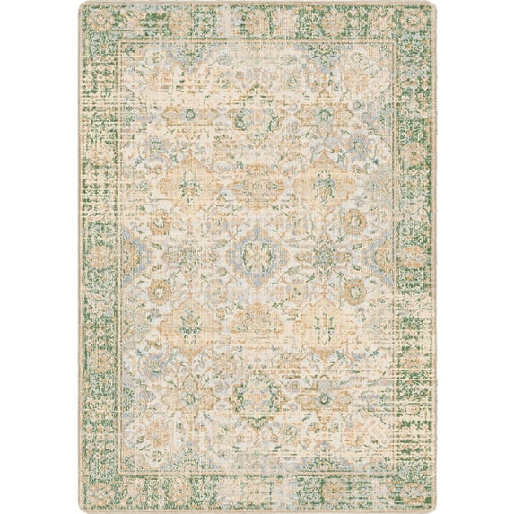 Milliken Residency Area Rug VINTAGE FOCUS Vintage Focus Yellow Modern, 5' x 8'