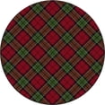 thumbnail image 1 of Milliken Seasonal Area Rug CHRISTMAS PLAID Christmas Plaid Red Modern, 5' x 5', 1 of 5
