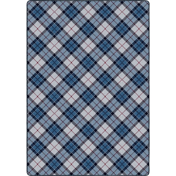 Milliken Seasonal Area Rug CHRISTMAS PLAID Christmas Plaid Red Modern, 5' x 8'