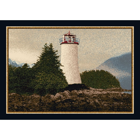 Milliken Seasonal Inspirations Area Rug Cape 12000 Sapphire 3' 10" x 5' 4" Rectangle