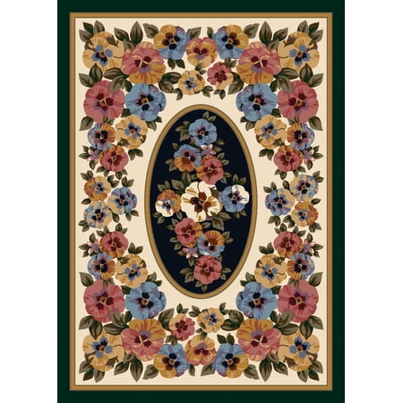 Milliken Seasonal Inspirations Area Rug Garden View 07000 Sunrise 3' 10" x 5' 4" Rectangle