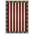 thumbnail image 1 of Milliken Seasonal Inspirations Area Rug Stars & Stripes 02000 Opal 5' 4" x 7' 8" Rectangle, 1 of 2