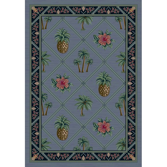Milliken Signature Area Rug BRISTOL BAY LAPIS Bristol Bay Lapis 2' 8" x 3' 10" Rectangle
