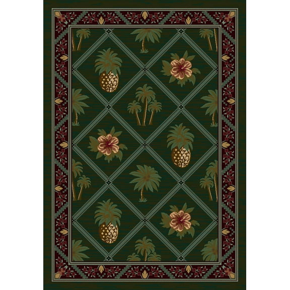 Milliken Signature Area Rug BRISTOL BAY OLIVE Bristol Bay Olive 2' 8" x 3' 10" Rectangle