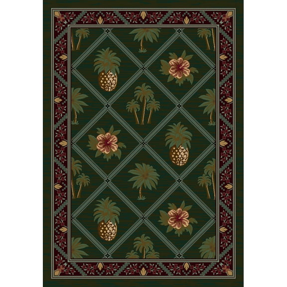 Milliken Signature Area Rug BRISTOL BAY OLIVE Bristol Bay Olive 7' 8" x 10' 9" Rectangle