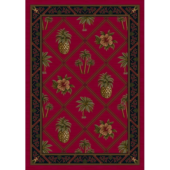 Milliken Signature Area Rug BRISTOL BAY RUBY Bristol Bay Ruby 7' 8" x 10' 9" Rectangle