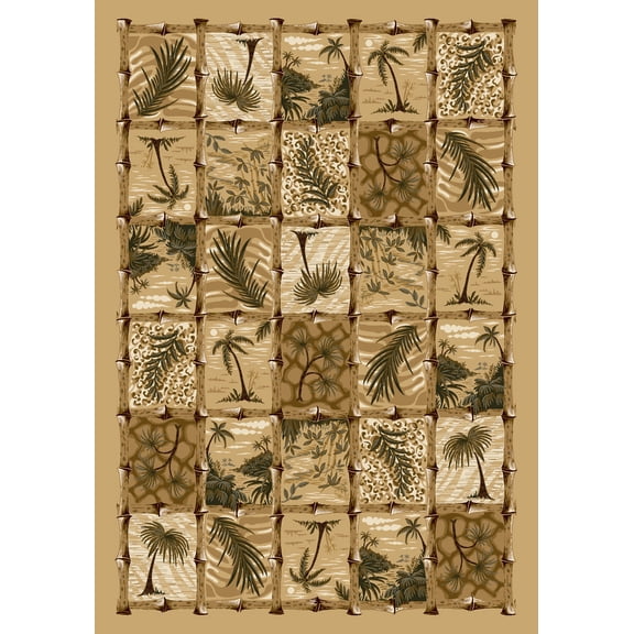 Milliken Signature Area Rug CAYMAN ISLE PALE TOPAZ Cayman Isle Pale Topaz 2' 8" x 3' 10" Rectangle