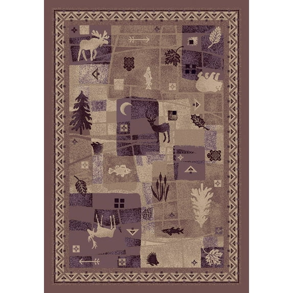 Milliken Signature Area Rug DEER TRAIL LIGHT AMETHYST Deer Trail Light Amethyst 10' 9" x 13' 2" Rectangle