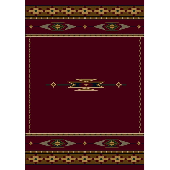 Milliken Signature Area Rug EAGLE CANYON GARNET Eagle Canyon Garnet 2' 8" x 3' 10" Rectangle