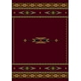 thumbnail image 1 of Milliken Signature Area Rug EAGLE CANYON GARNET Eagle Canyon Garnet 5' 4" x 7' 8" Rectangle, 1 of 1