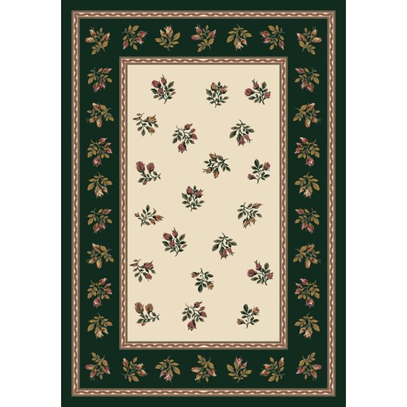 Milliken Signature Area Rug FRANCESCA EMERALD Francesca Emerald 10' 9" x 13' 2" Rectangle