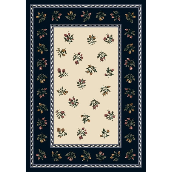 Milliken Signature Area Rug FRANCESCA SAPPHIRE Francesca Sapphire 7' 8" x 10' 9" Rectangle
