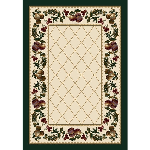 Milliken Signature Area Rug FRUIT MEDLEY OPAL Fruit Medley Opal 5' 4" x 7' 8" Rectangle