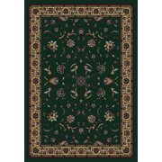 Milliken Signature Area Rug ISFAHAN EMERALD Isfahan Emerald Bordered Bulbs 5 4" x 7 8" Rectangle