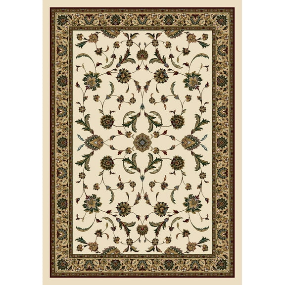 Milliken Signature Area Rug ISFAHAN OPAL Isfahan Opal Petals Bulbs 10' 9" x 13' 2" Rectangle