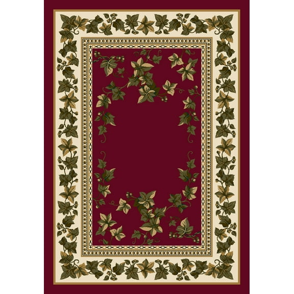 Milliken Signature Area Rug IVY VALLEY BRICK Ivy Valley Brick Autumn Leaves 7' 8" x 10' 9" Rectangle