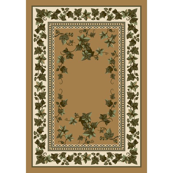 Milliken Signature Area Rug IVY VALLEY MAIZE Ivy Valley Maize Autumn Leaves 5' 4" x 7' 8" Oval