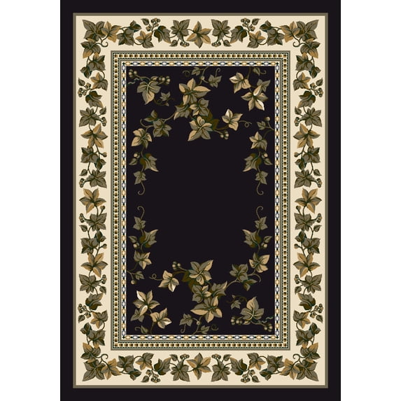 Milliken Signature Area Rug IVY VALLEY ONYX Ivy Valley Onyx Autumn Fallen 2' 1" x 7' 8" Runner