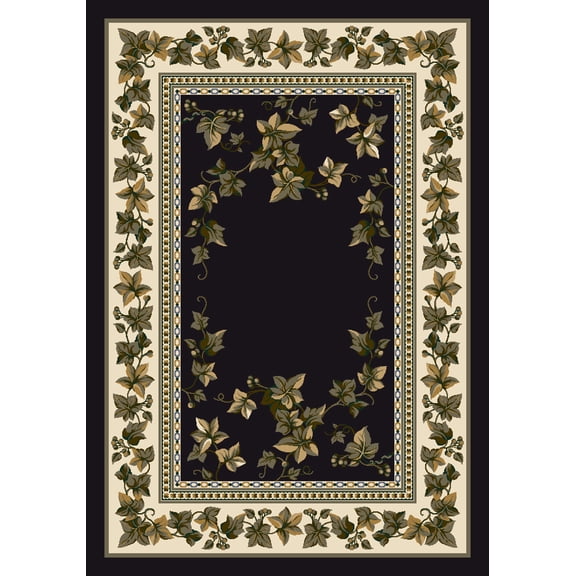 Milliken Signature Area Rug IVY VALLEY ONYX Ivy Valley Onyx Autumn Fallen 2' 1" x 7' 8" Runner