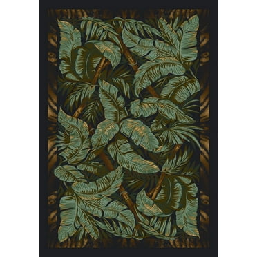Milliken Signature Area Rug JUNGLE FEVER EBONY Jungle Fever 12110 10' 9" x 13' 2" Rectangle
