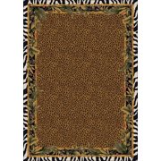 Milliken Signature Area Rug JUNGLE SAFARI EMERALD Jungle Safari Emerald 2 8" x 3 10" Rectangle