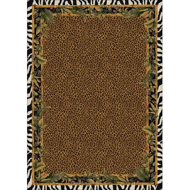Milliken Signature Area Rug JUNGLE SAFARI EMERALD Jungle Safari Emerald 7' 7" x 7' 7" Square