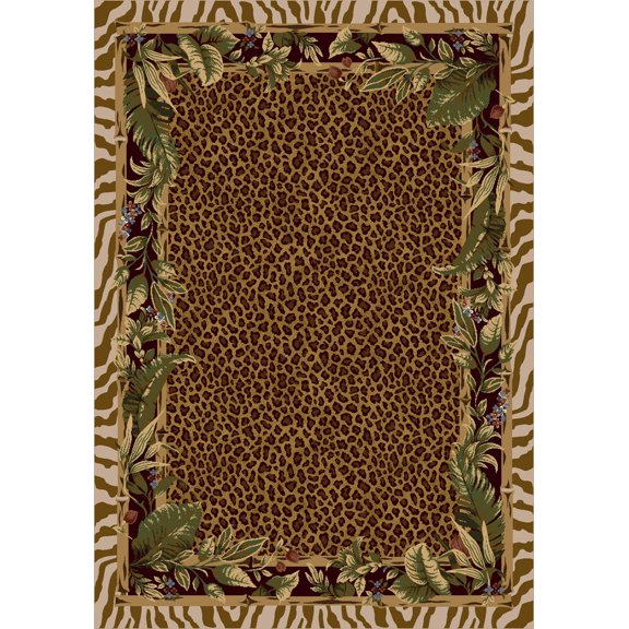 Milliken Signature Area Rug JUNGLE SAFARI PEARL MIST Jungle Safari Pearl Mist 2' 8" x 3' 10" Rectangle