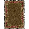 thumbnail image 1 of Milliken Signature Area Rug JUNGLE SAFARI RUBY Jungle Safari Ruby 5' 4" x 7' 8" Rectangle, 1 of 1