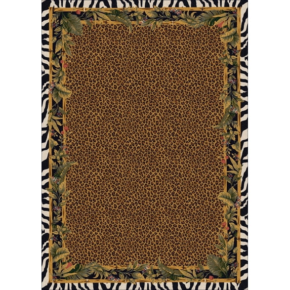 Milliken Signature Area Rug JUNGLE SAFARI SKINS Jungle Safari Skins 7' 7" x 7' 7" Round