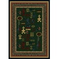thumbnail image 1 of Milliken Signature Area Rug LIMOGES EMERALD SAPPHIRE Limoges Emerald Sapphire 5' 4" x 7' 8" Rectangle, 1 of 1