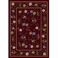 thumbnail image 1 of Milliken Signature Area Rug LORELEI GARNET Lorelei Garnet Petals Vines 2' 1" x 7' 8" Runner, 1 of 1