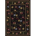 thumbnail image 1 of Milliken Signature Area Rug LORELEI ONYX Lorelei Onyx Pears Petals 2' 1" x 7' 8" Runner, 1 of 3