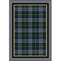 Milliken Signature Area Rug MAGEE TARTAN LAPIS Magee Tartan Lapis 5' 4" x 7' 8" Rectangle